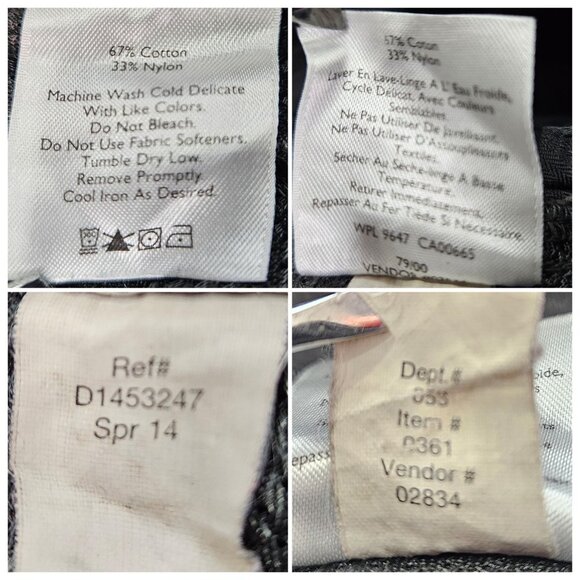 Eddie Bauer Mens Pants Travex Hiking Outdoor Performance 35x32 Grey Charcoal - Picture 9 of 12